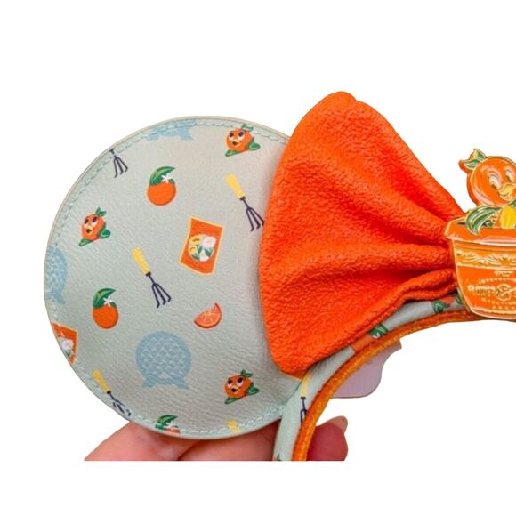 2024 Disney Parks Epcot Flower Garden Orange Bird Minnie Ear Headband Loungefly